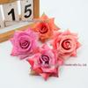 3D Printed Rose Flower Silk Headwear - Ethnic Minority Hair Accessory