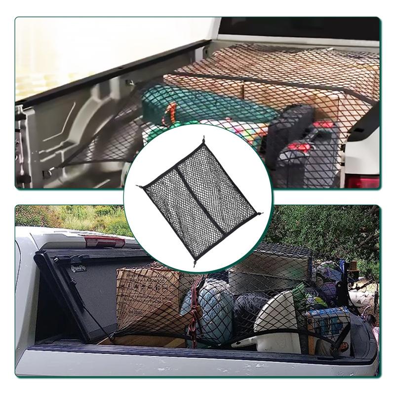 Universal Car Trunk Mesh Net Cargo Luggage Trunk Organizer For Mitsubishi Outlander ASX Sport Lancer Trunk Elastic Storage Net