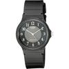 Casio MQ-24-1B Men's Analog Watch Black Resin Band Water Resistant Casual Timepiece