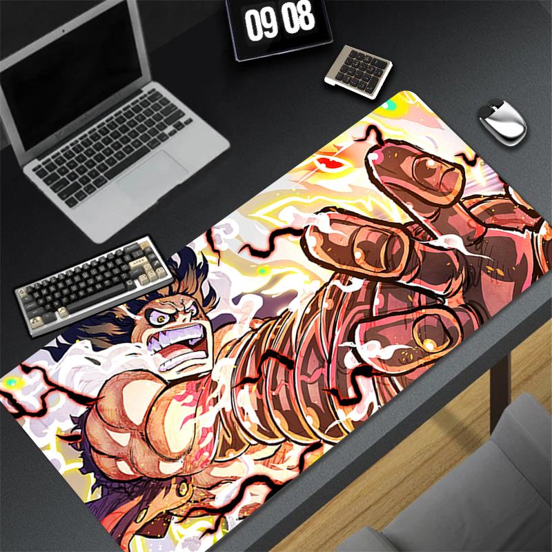 Mouse Pad Desk Mat Anime Mat Gaming One Piece Mousepad Computer and Office Gamer Cabinet Personality-Filled Keyboard Pad