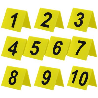 10Pcs Acrylic Number Markers  Reusable Number Markers Accessories Permanent Markers Table Number Acrylic Name Tag Signs