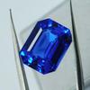 Natural Blue Sapphire Loose Gemstone 10 Ct Emerald Shape September Birthstone for Gem Collections