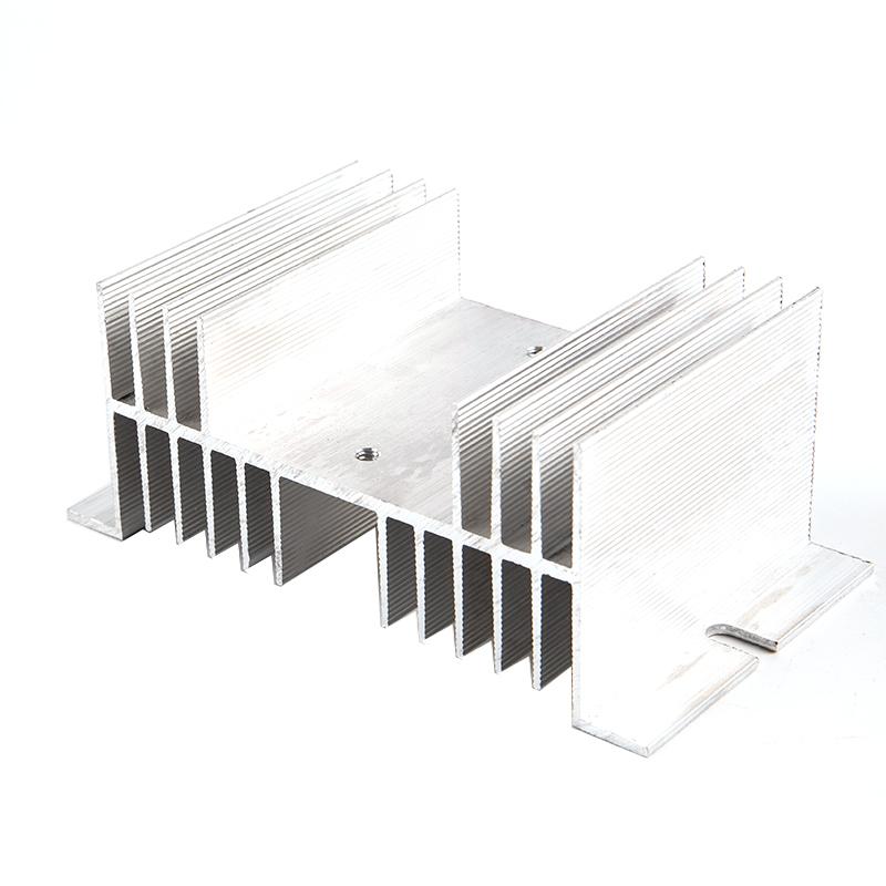 Releu Solid Stare Monofazat Aluminiu Ssr Radiator Bază Disipator Căldură 50*125*70Mm