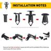 Body Bolts & U-nut Clips- M6 Engine Under Cover Splash Shield Guard For Nissan A