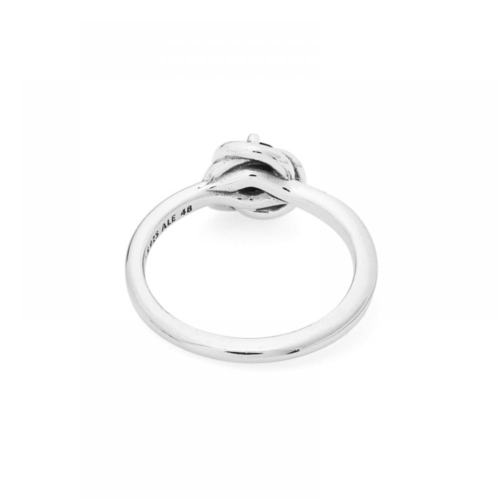 Pandora 192993c02 Moment February Birthstone Purple Eternity Circle Silver Ring