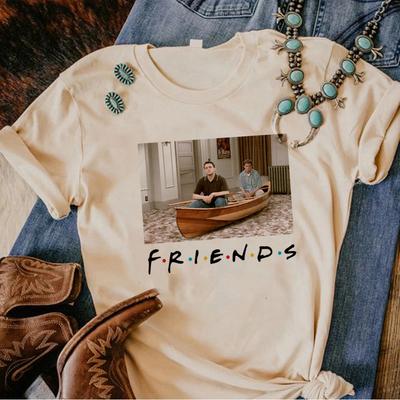 Vänner Chandler T-shirt dam streetwear designer t-shirt tjej streetwear anime serietidningskläder