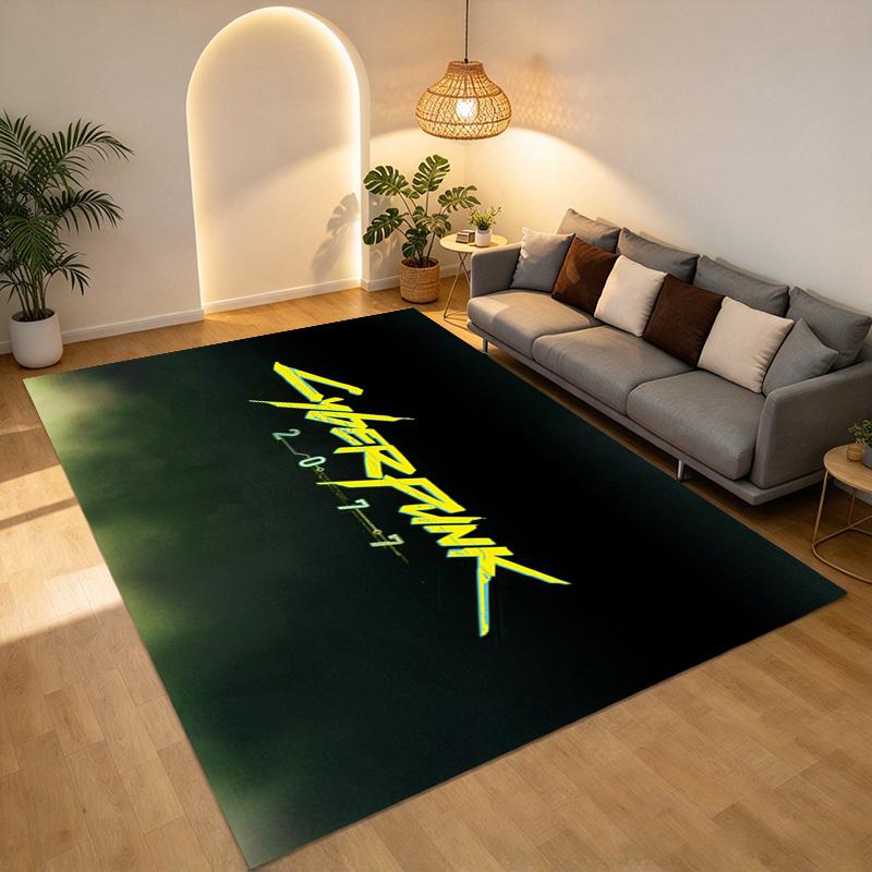 Cyberpunk World Living Room Nonslip Area Rug Soft Carpet For Bedroom Game Playroom Sofa Office Home Decor Doormat Christmas Gift C9291662