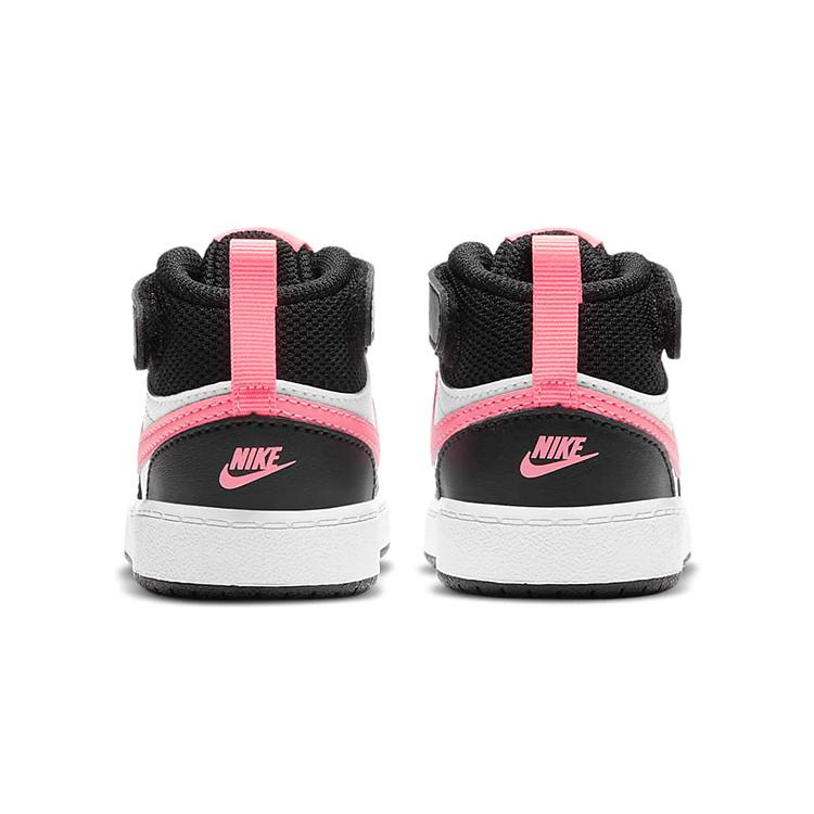 Nike Court Borough Mid White Sunset Pulse TD CD7784-005