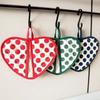 Heart-Shaped Hand Clip Heat Insulation Pad Coaster Anti-Scalding Gloves Baking Kitchen High Temperature Resistant Oven