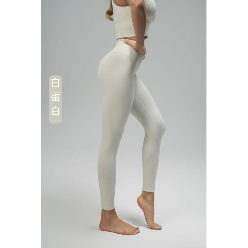 High-Waisted Seamless 9/10 Length Leggings Women Butt-Lifting Yoga Pants Breathable Stretch Workout Tights