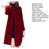 Cappotto di Lana da Donna Autunno Inverno Colletto Revers Monopetto Largo Lunghezza Media Spesso Caldo Soprabito per Pendolarismo Appuntamenti Viaggi