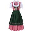 German Oktoberfest Plaid Beer Party Dress for Women