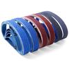 Complete 30 Piece Abrasive Belt Replacement Set 3/4 X 12 Inch for Tool Grinders Metal Finishing and Preparation