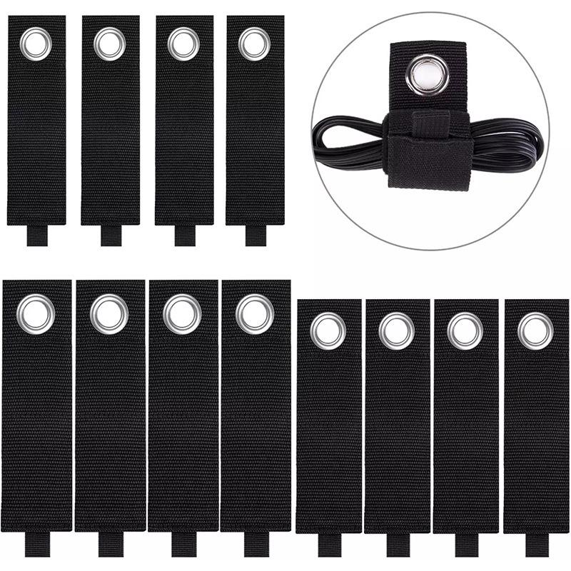 Hanging Magic Tape Straps: Heavy Duty Nylon Elastic Adhesive Binding Straps