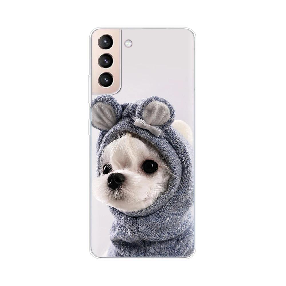 For Samsung Galaxy S21 S 21 FE Plus Case Soft TPU Phone Back Cases Cover for Samsung S21 Ultra GalaxyS21 Silicone Phone Case