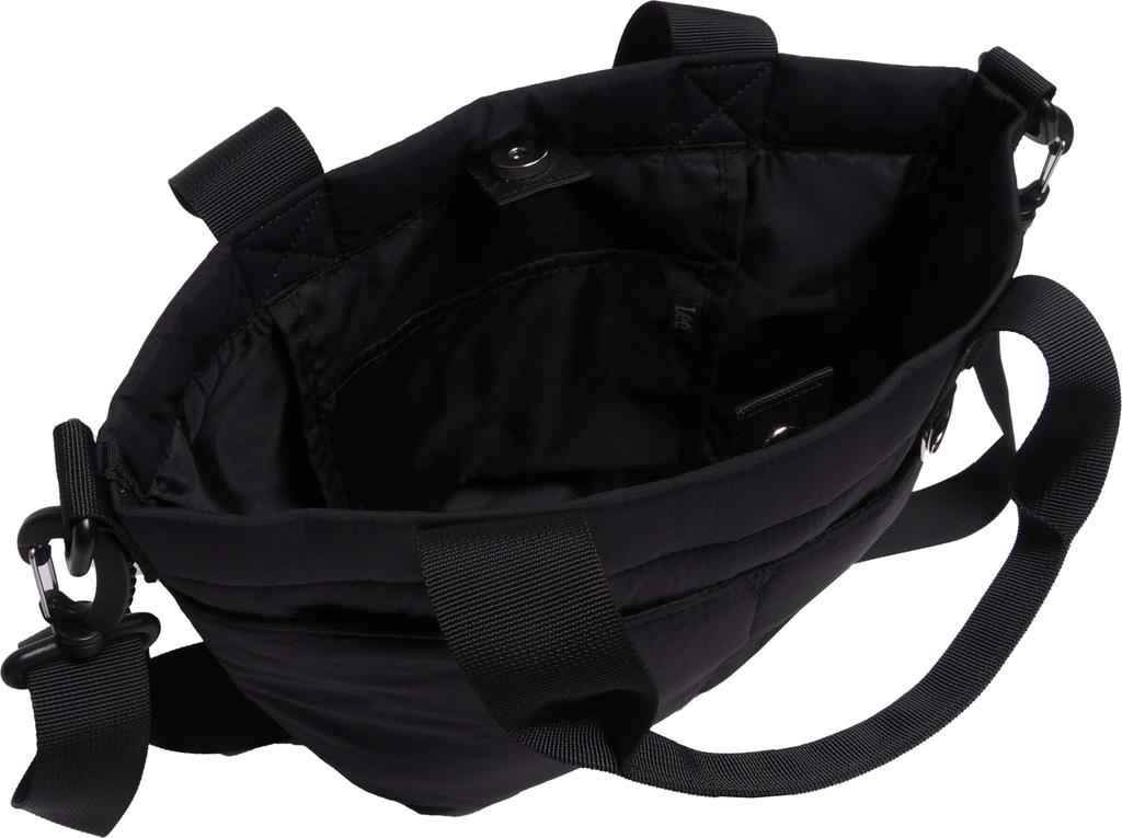 Lee Melty Polyester Tote Bag with Shoulder Strap, Black, 320-1411-01