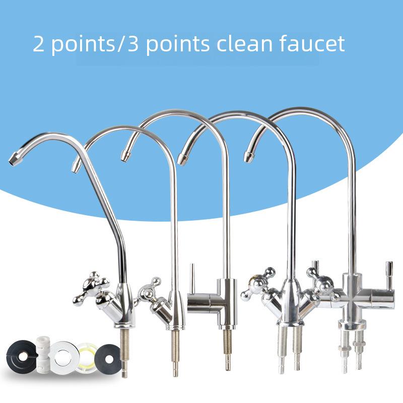 304 Stainless Steel Water Purifier Faucet - Dual & Single Outlet, Universal Fit