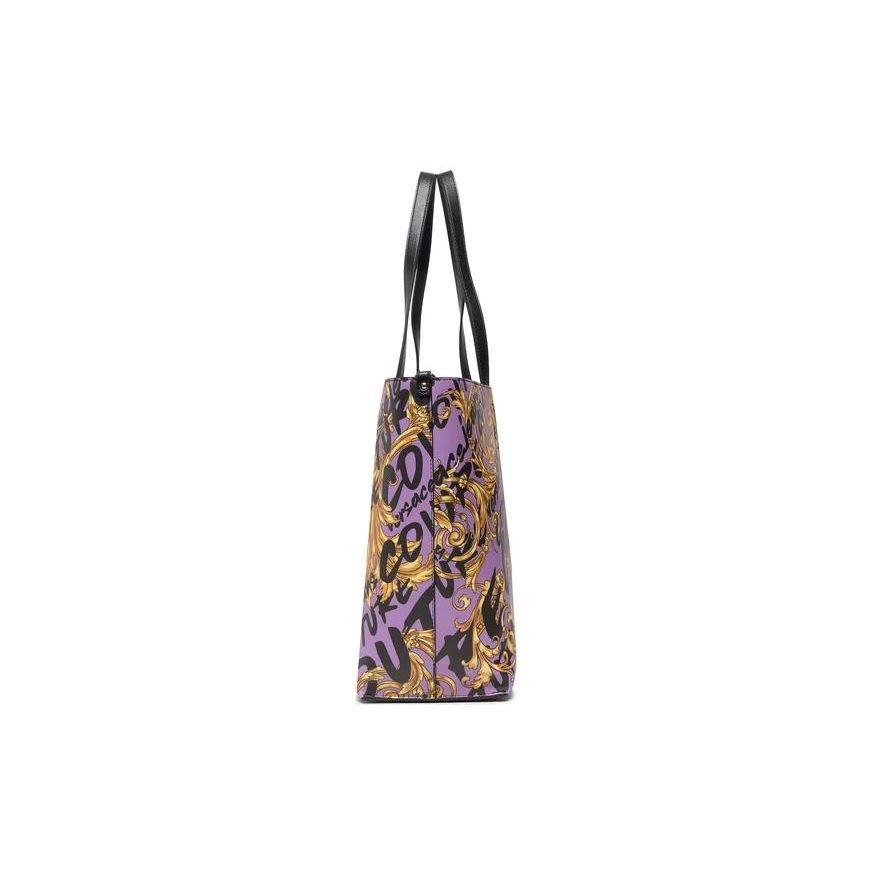 Versace Jeans Couture Fashion Polyester Tote Bag Women Tote Bags Purple 73VA4BZ1-ZS495-PF4