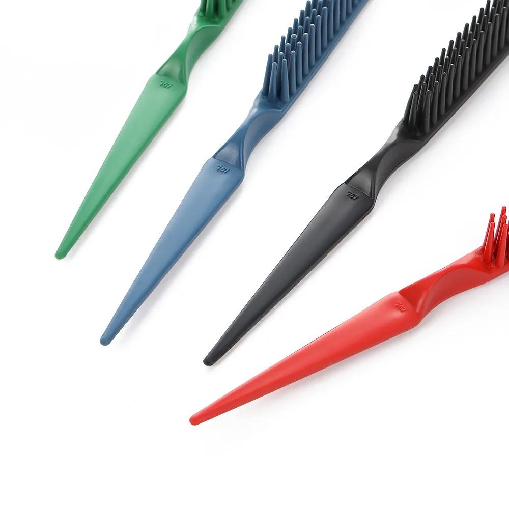 3 Row Wide Tooth Detangling Comb Portable Curl Defining Hair Brush Curly Hair Brush Professional Hairdressing Styling Tools New