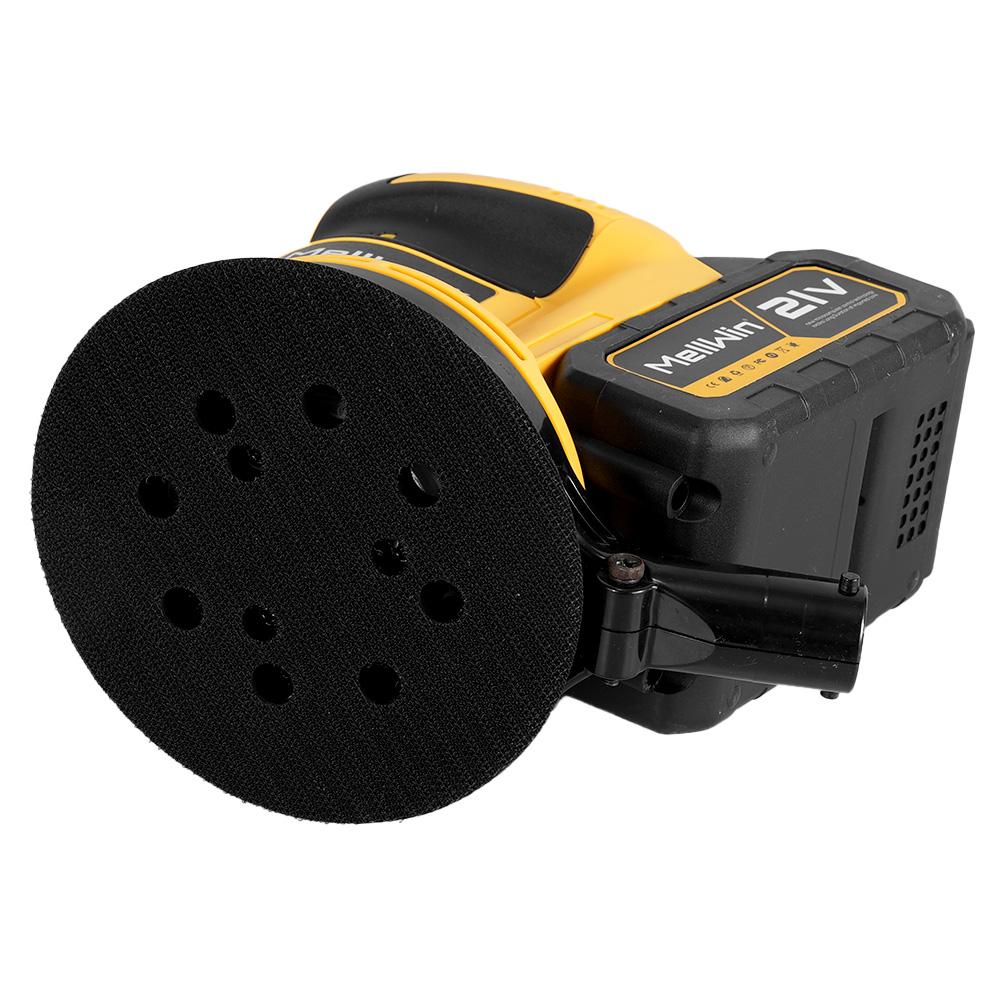 MELLWIN Cordless Electric Sander 3Speed Adjustable Orbital Sanding Polishing Machine Woodworking Tool For Makita 18VBattery Pin