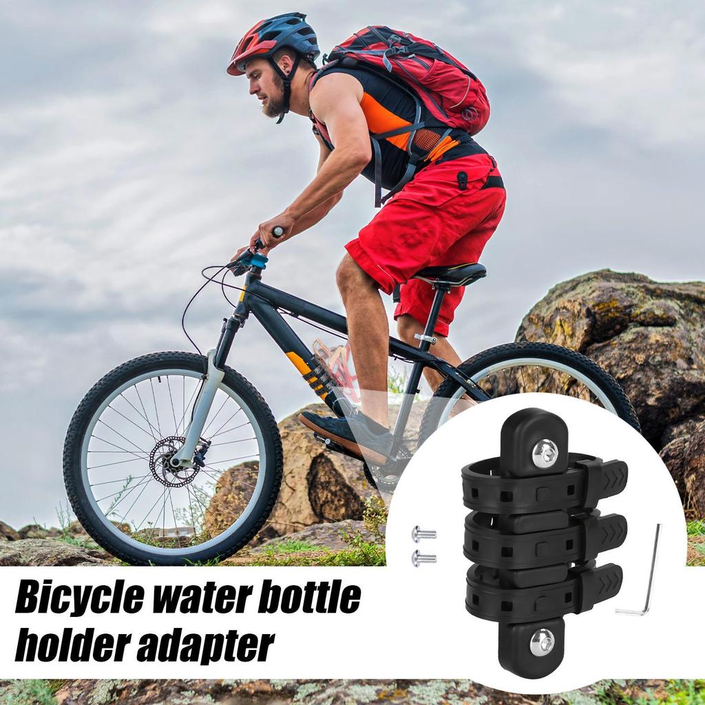 Integrated Strap Kettle Mount Bicycle Water Bottle Cage Mount Silicone Portable Water Bottle Bracket Bike Accessories