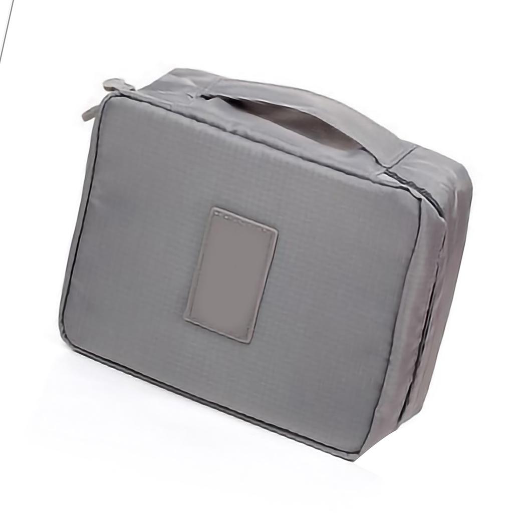 Makeup Cosmetic Storage Bag Oxford Fabric Handle Zipper Closure Toiletry Products Travel Pouch