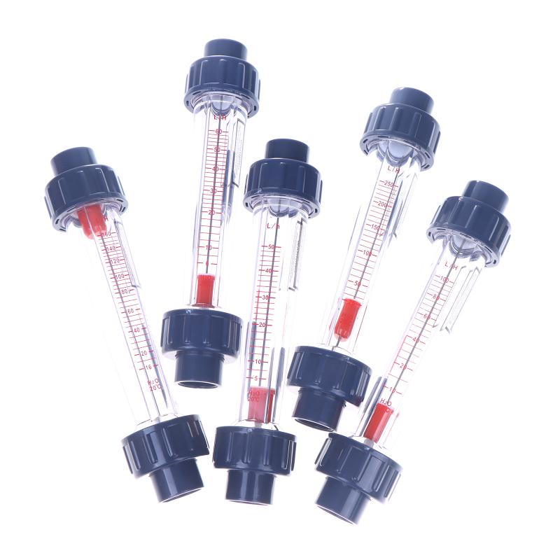 PVC Durchflussmesser Kunststoff Rotor Schwimmerrohr Durchflussmesser Flüssigkeit Wasserdurchflussrate Verdickt und Korrosionsbeständig