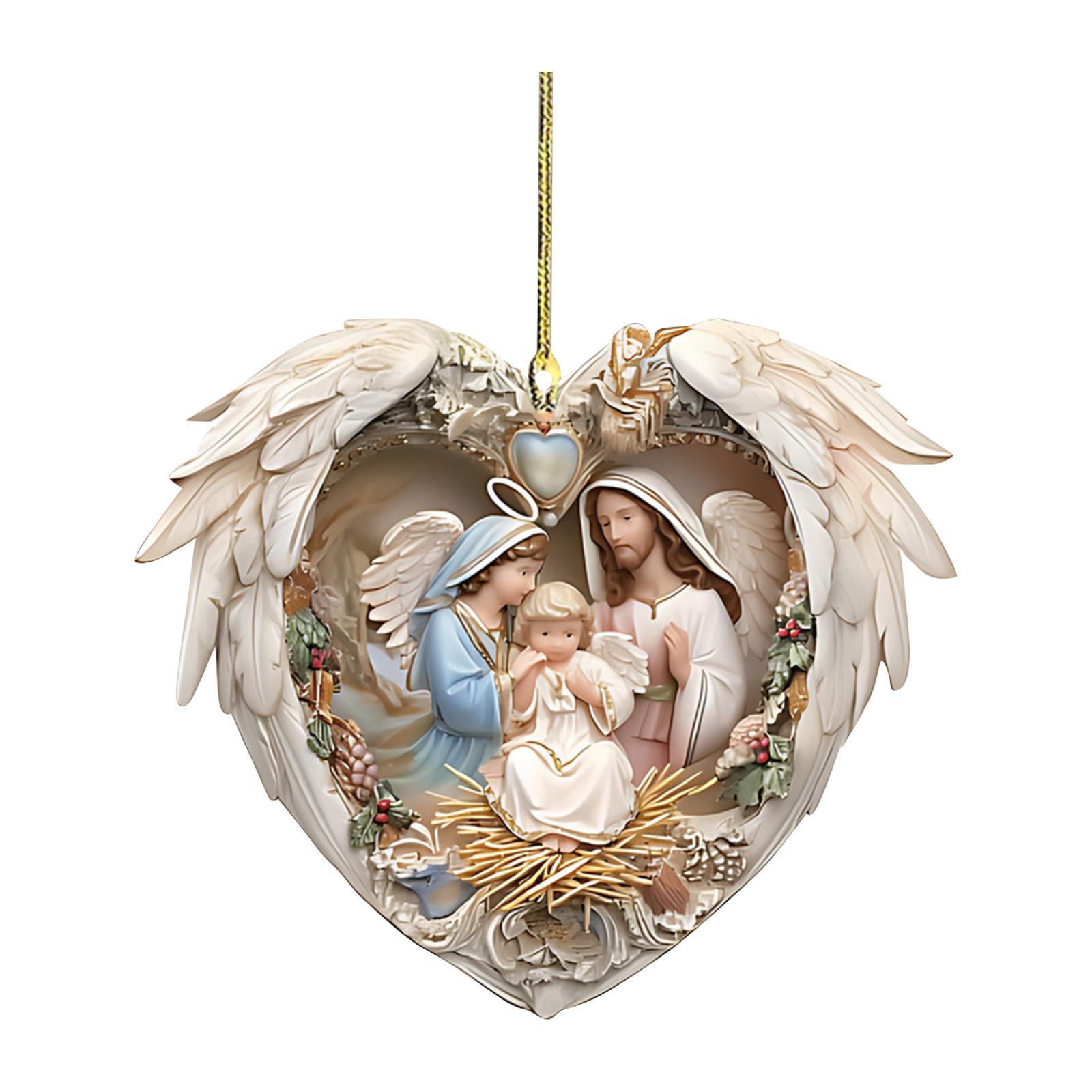 Двумерное акриловое украшение-подвеска «Рождество» One Size