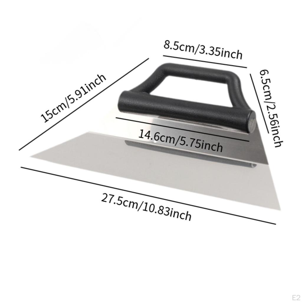 Car Tint Squeegee Comfortable Grip Flexible Stainless Steel Curved Easy To Use Convenient Film Scrap