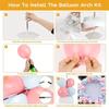 1pc Balloon Arch, Innovation Large Sturdy Balloon Arch Kit,Tall Adjustable Balloon Arch Stand with Water Fillable Bases, Manual