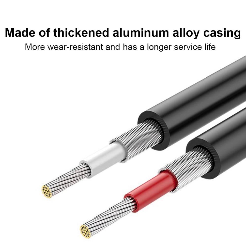 Aluminum Alloy Casing for RCA Audio Cable Tinned Copper Wire Amplifier Cable TV