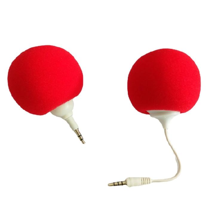 Upgraded Mini Speaker Portable Audio Speaker Sponge Ball Speaker for Besties