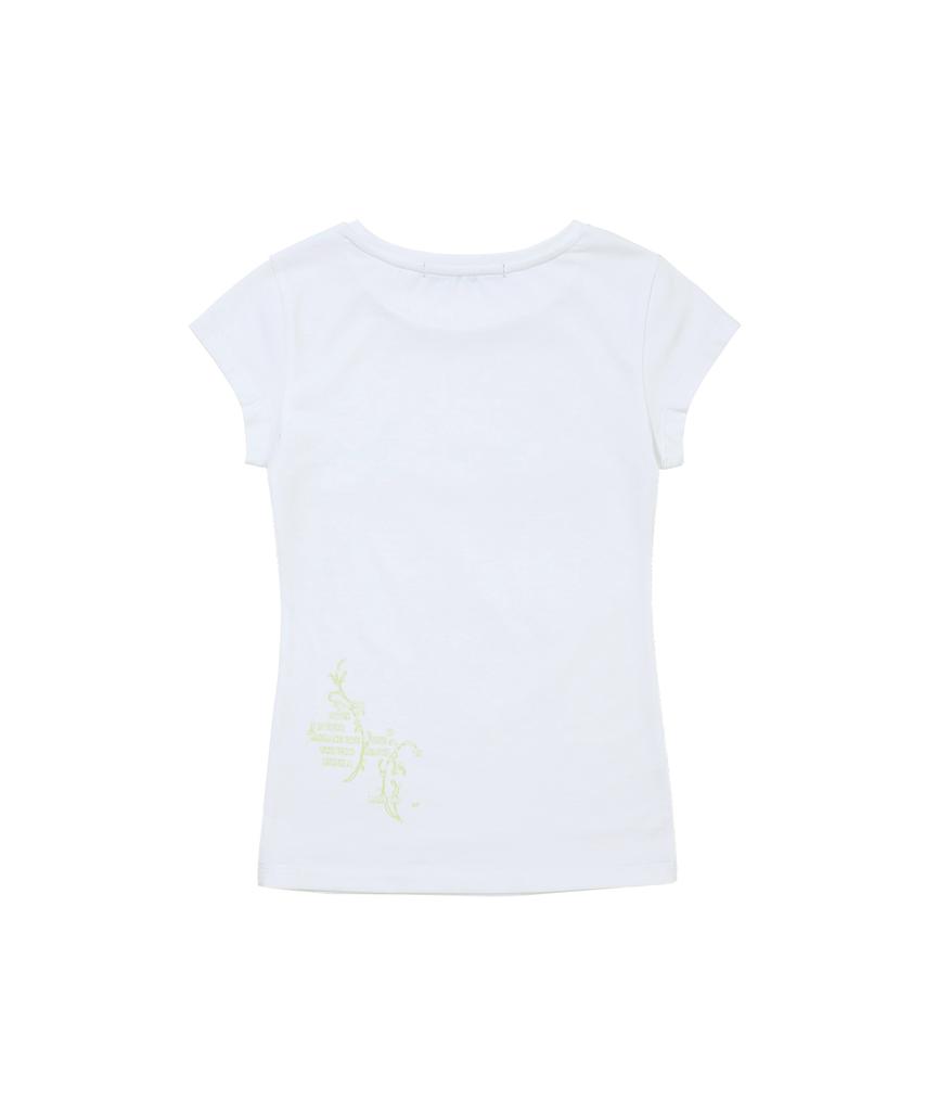 WELLBEING EXPRESS Message Vine Half Sleeve White