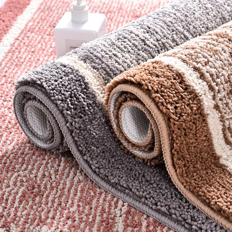 New Non-slip Bath Mats Super Absorbent 40x60cm Bathroom Rugs Soft Modern Household Entrance Door Mat Bathtub Side Hallway Tapis
