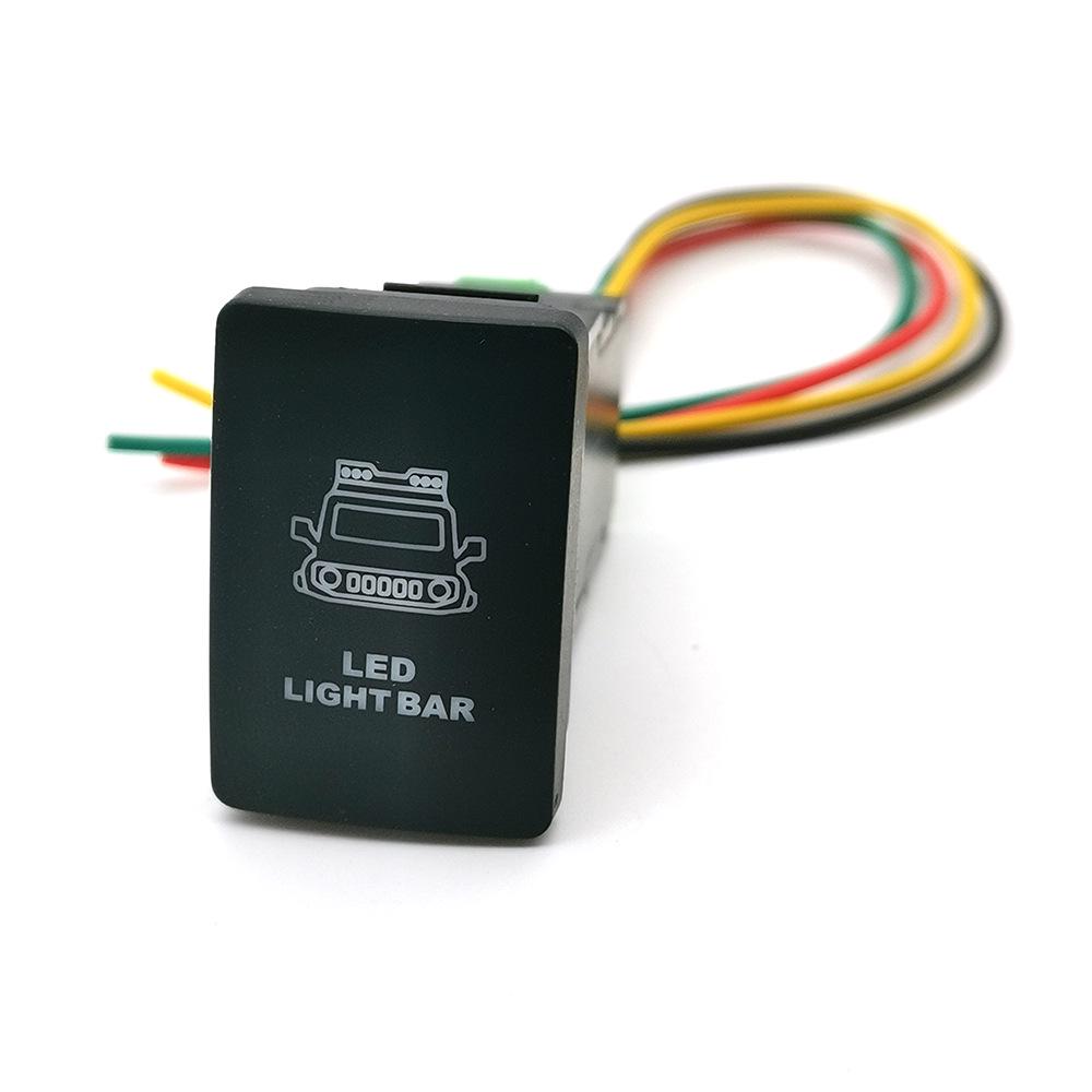 Toyota Blue Anti-skid Off-Camera Roof Spotlight Switch Kit