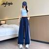 MJ STYLE Women's High-Waist Wide-Leg Casual Pants