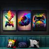 Colorful Game Controller Wall Art Poster Prints Nordic Aesthetic Picture Canvas Painting Gaming Boy Room Home Decoration