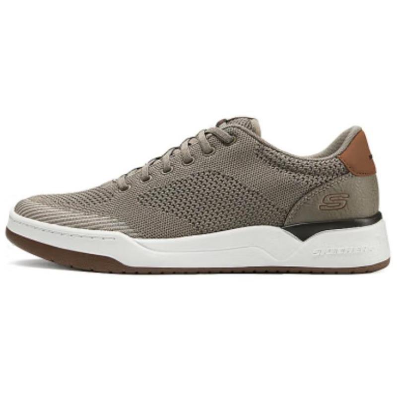 Skechers Men Slip Resistant Breathable Low Top Outdoor Casual Shoes Taupe 210793-TPE 45.5
