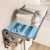 Xiaomi Carbon Steel Towel Rack Foldable Towel Rack Bathroom Wall Mounted Organizer Towel Rack Toilet Multifunctional Storage Rack