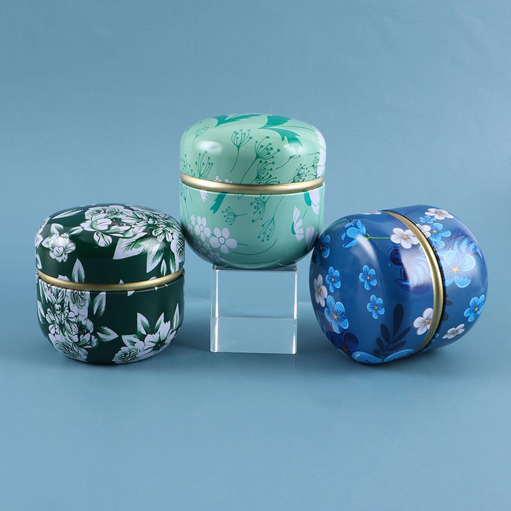 Snacks Candy Portable Mini Small Packaging Box Tea Cans Containers Storage Box Tin Plate Canister
