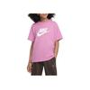 Sportswear Classic Comfortable Soft Cotton Drop Shoulder Loose Short Sleeve T-Shirt Magic Flamingo Kids Tops FZ5540-646