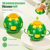 Sensory Decompression Tool 3D Printed Press Ball Toy, Stress Anxiety Relief Fidget Spinner for Kids Toy Adults, Push And Spin Desk Home Office