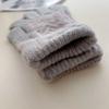 Neue Handschuhe Damen Winter Gestrickt Samt Jacquard Paar Warm Mode Winterhandschuhe