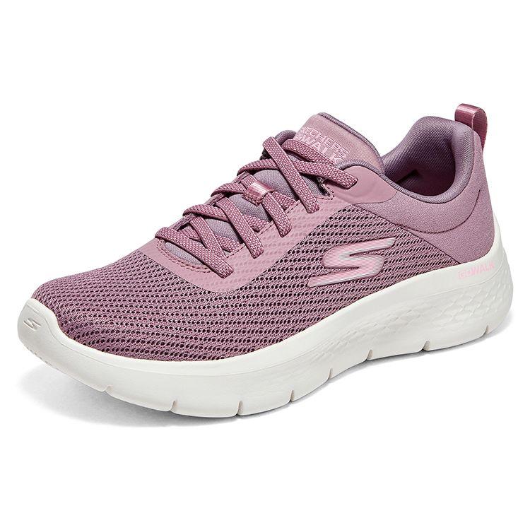 Skechers Go Walk Flex Slip-On Comfort Mesh Anti-Slip Running Shoes Women Sneakers Pink White 124952-MVE