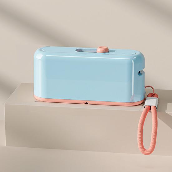 Pop-Up Floss Box Portable Automatic Dental Floss Dispenser Dustproof Reusable Floss Storage Case with Mirror for Oral Care Home Hotel Restaurant