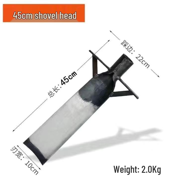 Manganese Steel Tree Spade & Shovel: For Digging, Seedling Lifting, Grass Shoveling, Soil, Pits, Ditches - Thickened Garden Tool.