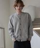 Decoroso Comfort Round Neck Cardigan [Gray]