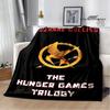 The Hunger Games Print Deka Flanelová deka Domácí cestovní deka deka tenká deka Teplá deka dárek k narozeninám