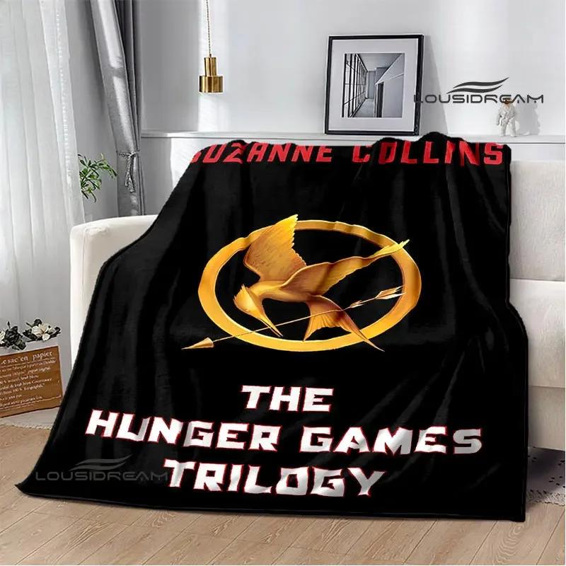 The Hunger Games Print Deka Flanelová deka Domácí cestovní deka deka tenká deka Teplá deka dárek k narozeninám