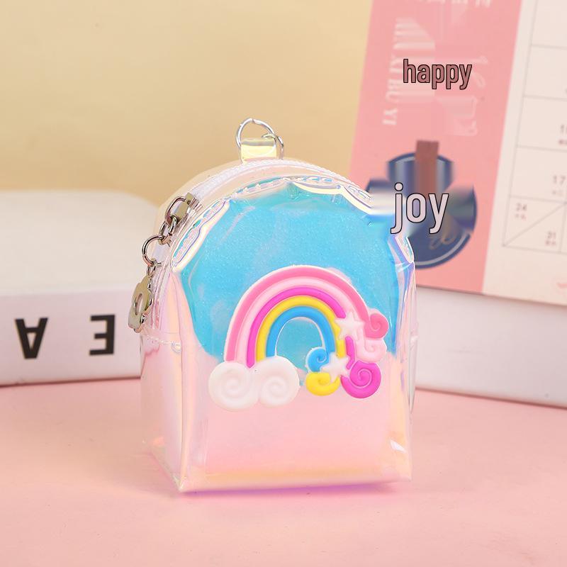 Korean-Style Cute Cartoon Mini Coin Purse & Key Pendant